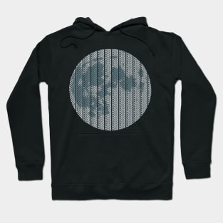 The blue Moon - Typography Artwork Hoodie